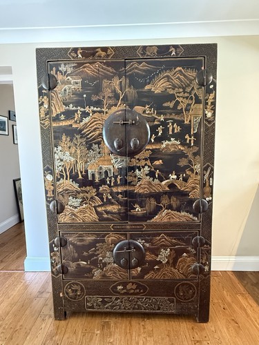 Lrg 6ft chinese cabinet - chinese,