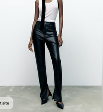 Zara Faux Leather Pants