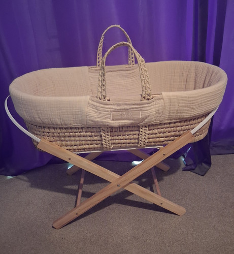 Oval moses basket - basket, with