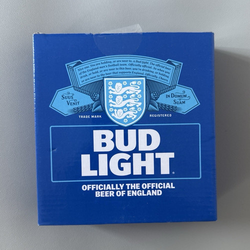 Bud light blue plastic ice - light,