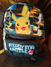 Pokémon Pikachu Graphic Backpack Kids School Bag Rucksack