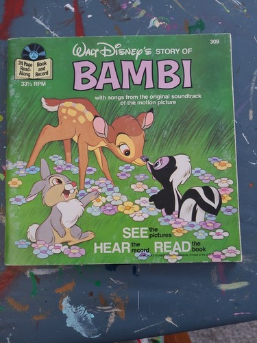 1977 disney bambi read - 1977,