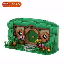Hobbit House Building Block Set Fantasy Hermit Home Front Bag Ring Movie Gifts