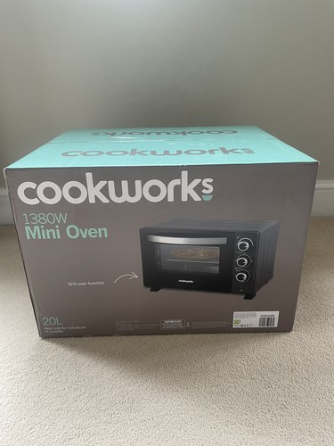 New cookworks 20l mini oven - cookworks,