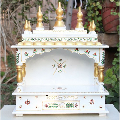 Wooden mandir hindu pooja - wooden,