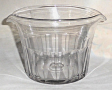 Rare Antique English Georgian Double Lip Stem Glass Rinser, c1810.