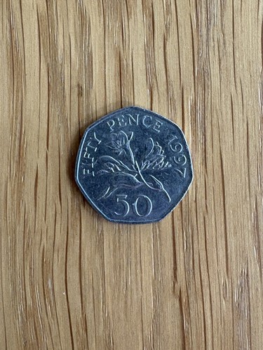 Bailiwick guernsey 50p 1997 - guernsey,