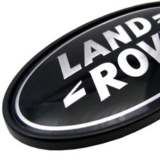 Genuine Black & Silver Oval