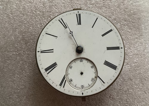 Unmarked fusee watch movement - unmarked,