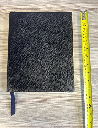 Smythson black portobello - black,