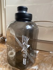 1.8 Litre Sports & Gym Gallon Water Bottle for Men & Women | BPA-Free   – Black