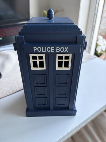 Vintage wooden tardis police - vintage,