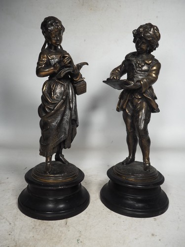 Antique pair auguste moreau - antique,