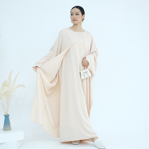Long loose dress abaya - long,