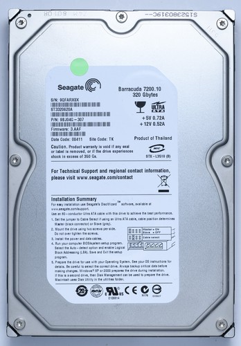Seagate barracuda 320gb ide - seagate,