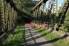 PHOTO  OLD RAILWAY BRIDGE OVER