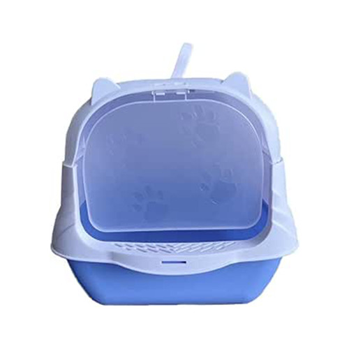 Large cat litter box with - box,