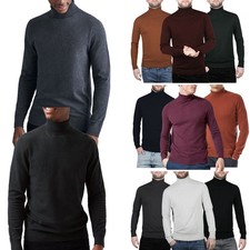 Mens Turtle Roll Neck Polo