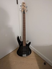 Ibanez GSR180BK 4-String Bass Guitar Black Lightly Used Small Scratches and Wear