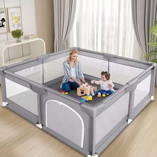 Large Baby Playpen Kids Toddlers Infant Activity Center Saftety Play Fence Yard