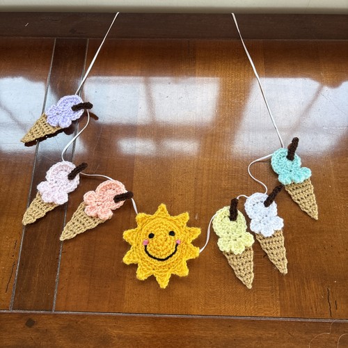 Crocheted summer ice - ice, &