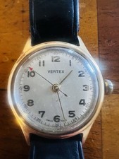 1935 Vertex 9ct Gold Watch Swiss AS1131 Vertex 76 Triple Signed Birmingham