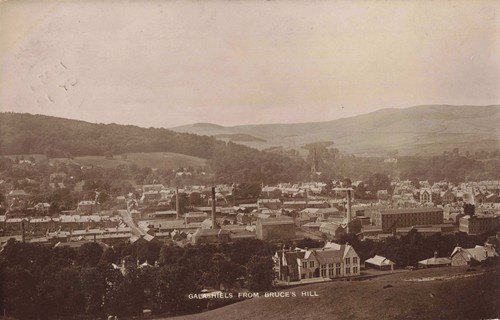 Galashiels from bruce hill - bruce's,