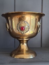 Vintage Brass Goblet Altar