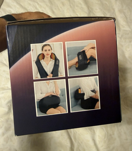 Heated neck massager pillow - neck,