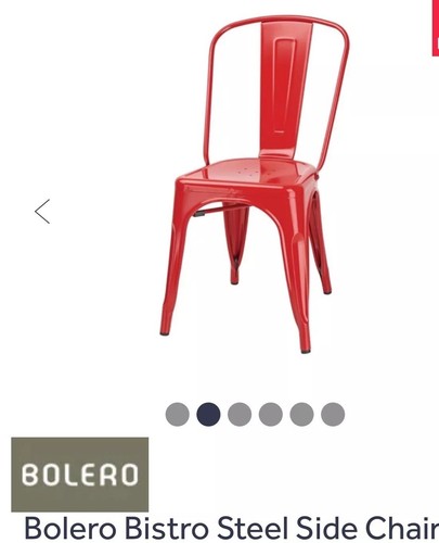Bolero bistro steel - side, chair