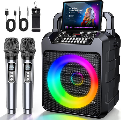 Dislocati karaoke machine with - karaoke,