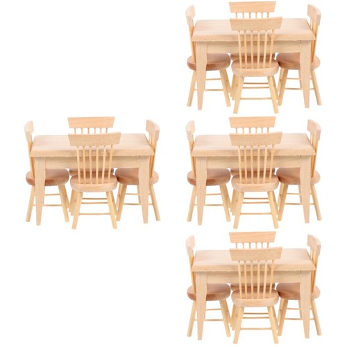 4sets miniature wooden - 4sets,