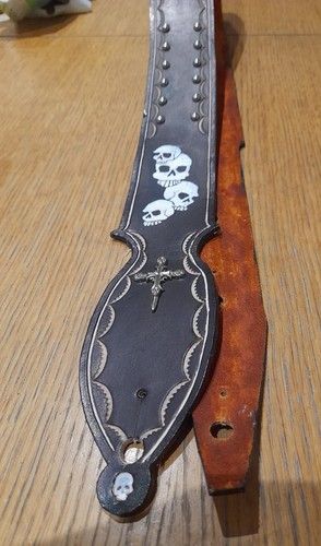 Gang skulls guitar strap - gang,