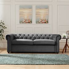Velvet Sofa Bed Chesterfield