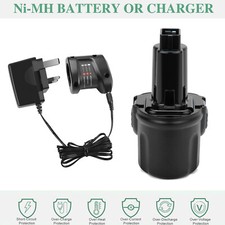5.0Ah 7.2V Ni-MH Battery/Charger For Dewalt DW9057 DE9057 DE9085 DW925K DW920K2