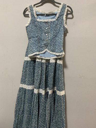 Handmade 1970s women blue - 1970s,