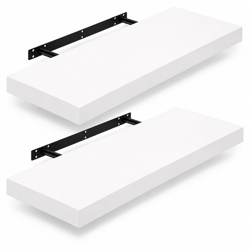 Floating wall shelves bookcase - floating,