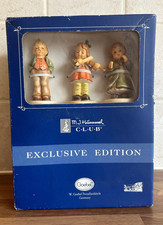 M J Hummel Figurines No20384 Exclusive Club Edition Boxed 2005 Nos 848 2183 2184