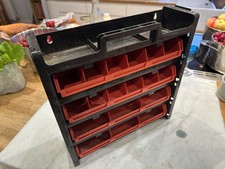 Used Plastic Workshop Strorage Drawers - 35x 35 x 10cm - Central Handle - GWO