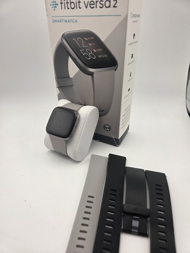 Fitbit versa smartwatch grey - fitbit,