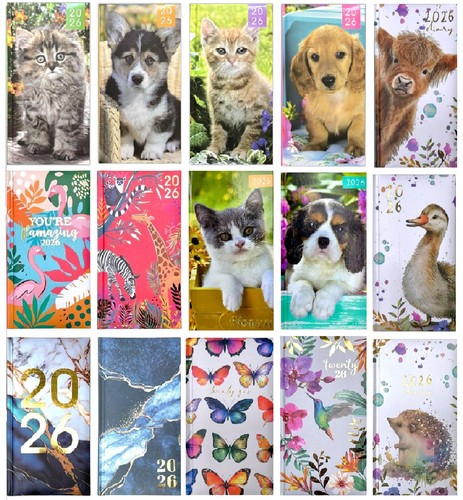 2026 diary slim size - size, to