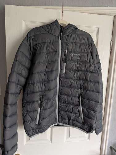 Grey mens large crosshatch - grey,