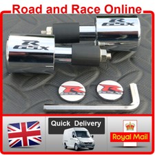 Suzuki GSXR Logo Chrome Bar