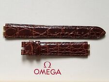 NOS Vintage Omega Constellation 16mm Brown Crocodile Strap No. 97862049