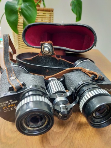 Old binoculars chinon - old, with
