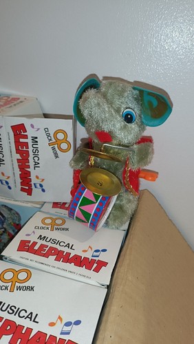Vintage musical elephant - 12,