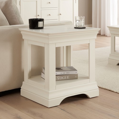 Lamp side table wilmslow white - lamp,