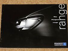 1997 PEUGEOT CARS Sales Brochure - 106 306 Cabrio 406 Coupe 806 GTI Rallye S-16