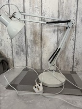 Studio matte white metal desk - metal,