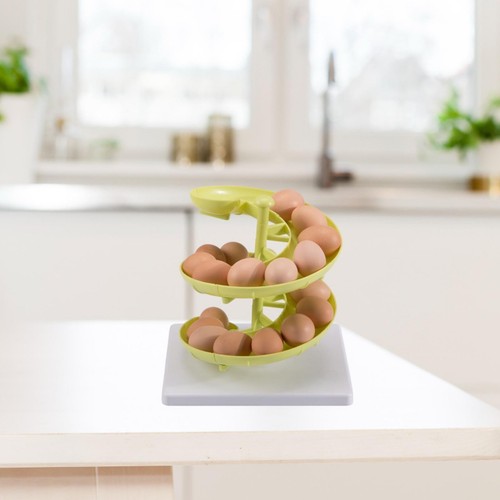 Spiral egg skelter dispenser - egg,